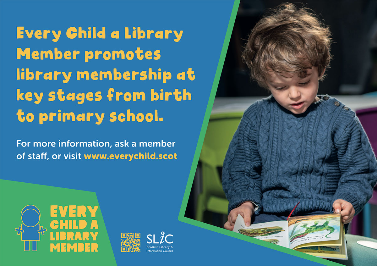 Every child a library member post landscape sample
